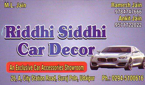 Riddhi Siddhi Car Decor