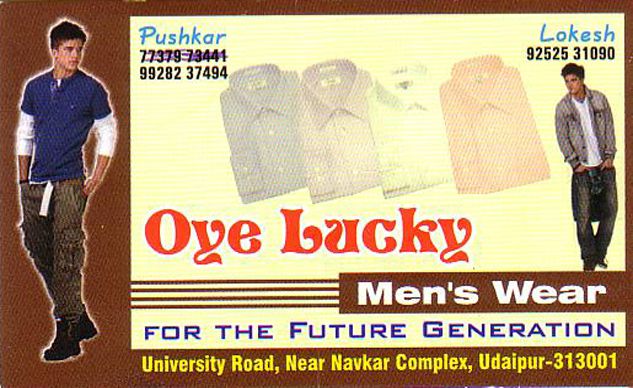 Oye Lucky Men's wear